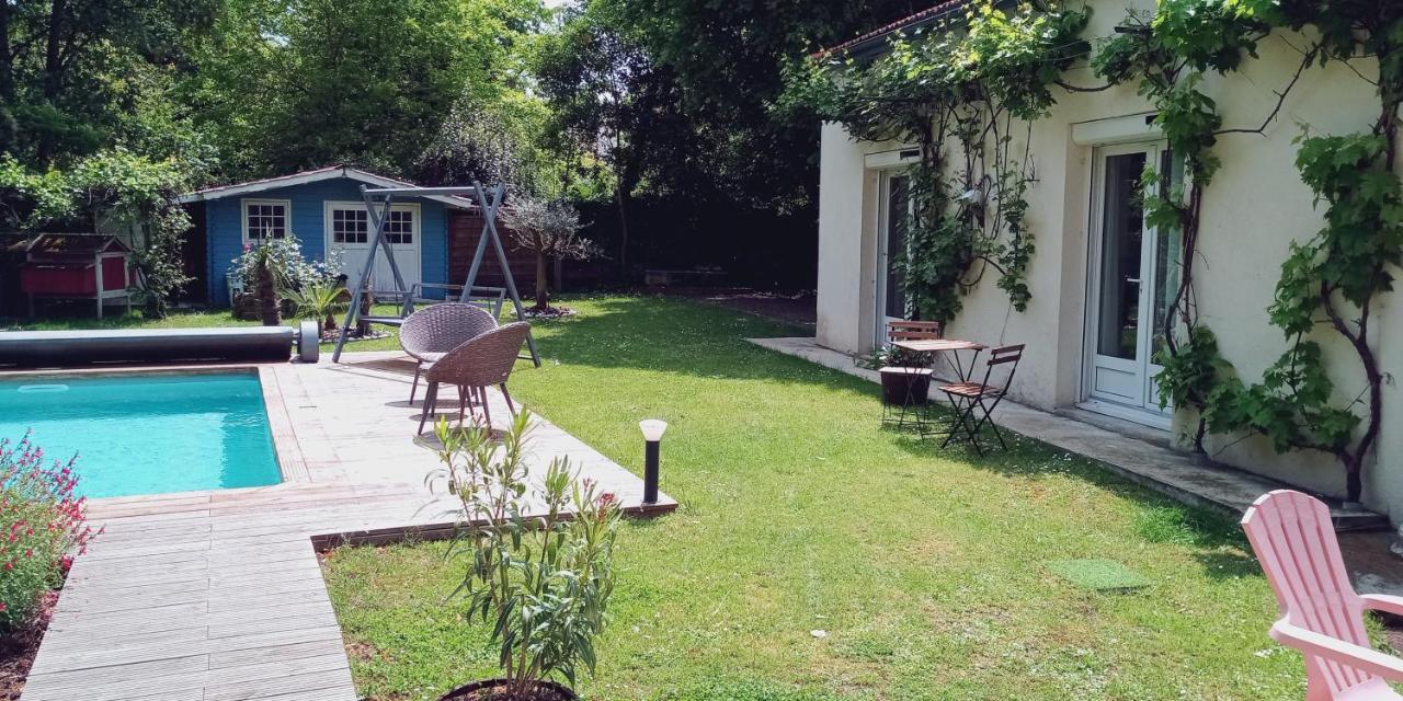 Merig'Home Chambre Bd Climatisee Dans Maison Avec Piscine Au Calme En Ville, Sdb & Toilettes Prives Angoulême Extérieur photo