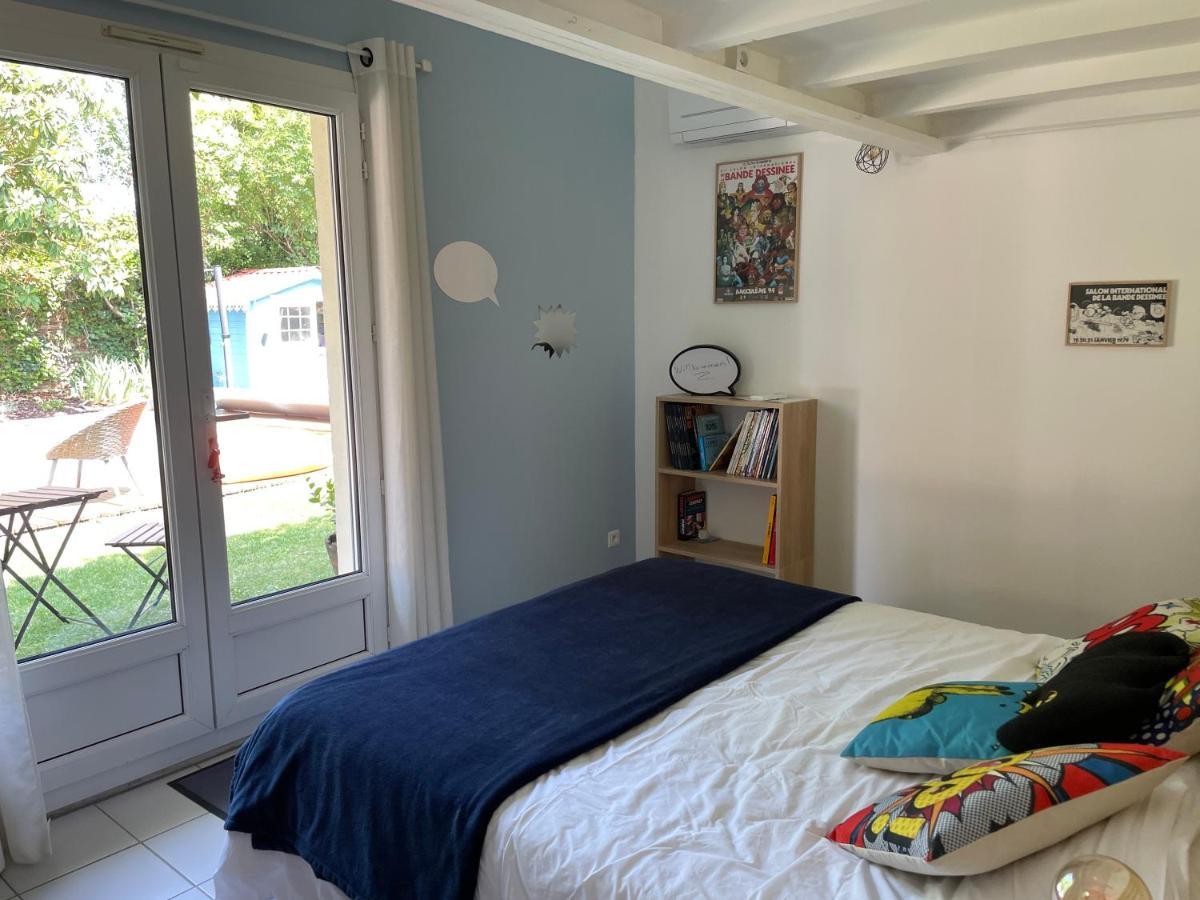 Merig'Home Chambre Bd Climatisee Dans Maison Avec Piscine Au Calme En Ville, Sdb & Toilettes Prives Angoulême Extérieur photo